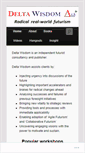 Mobile Screenshot of deltawisdom.com